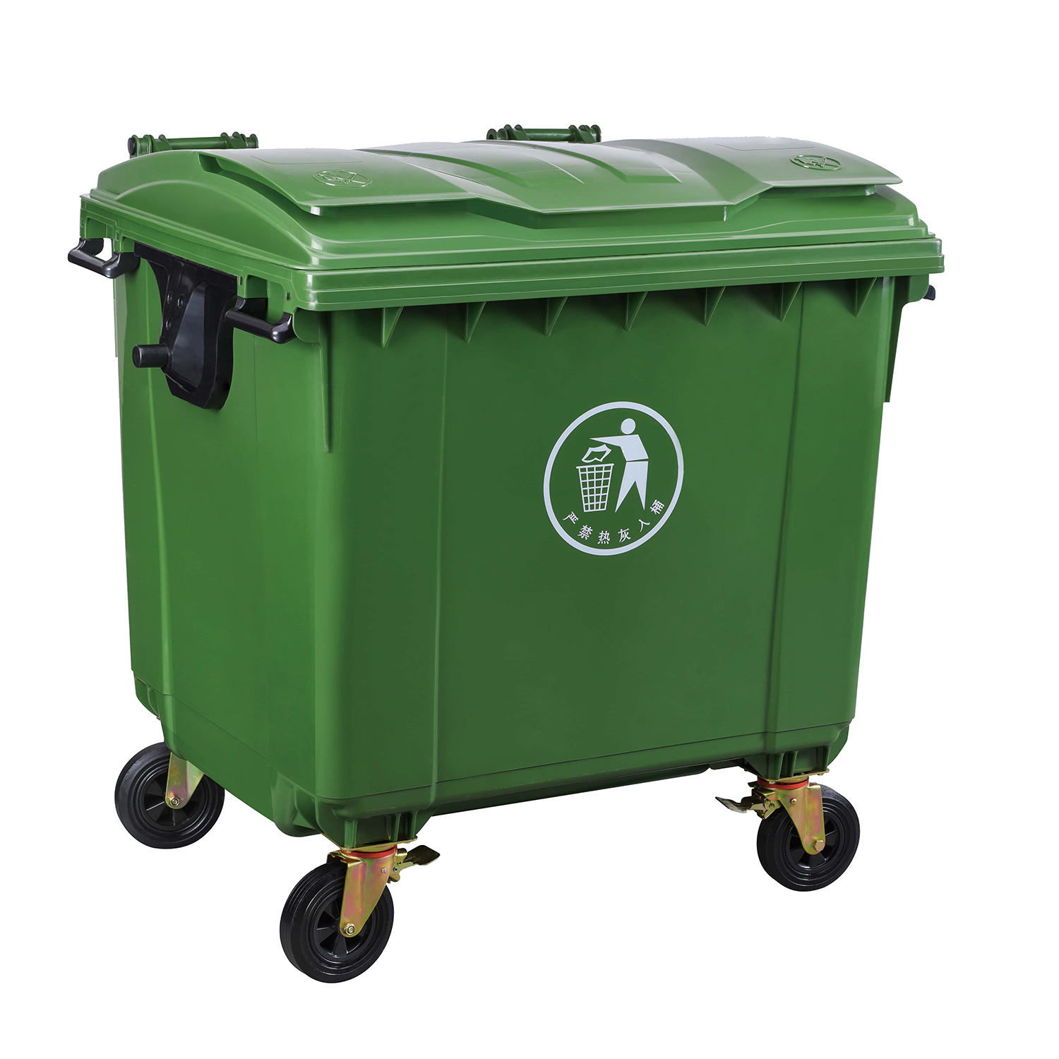 HQPC 1100L Large Plastic Dustbin