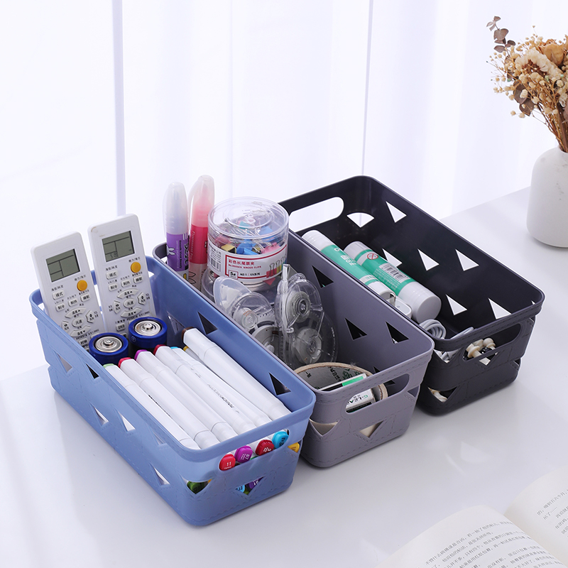 Imitation Leather Storage Basket