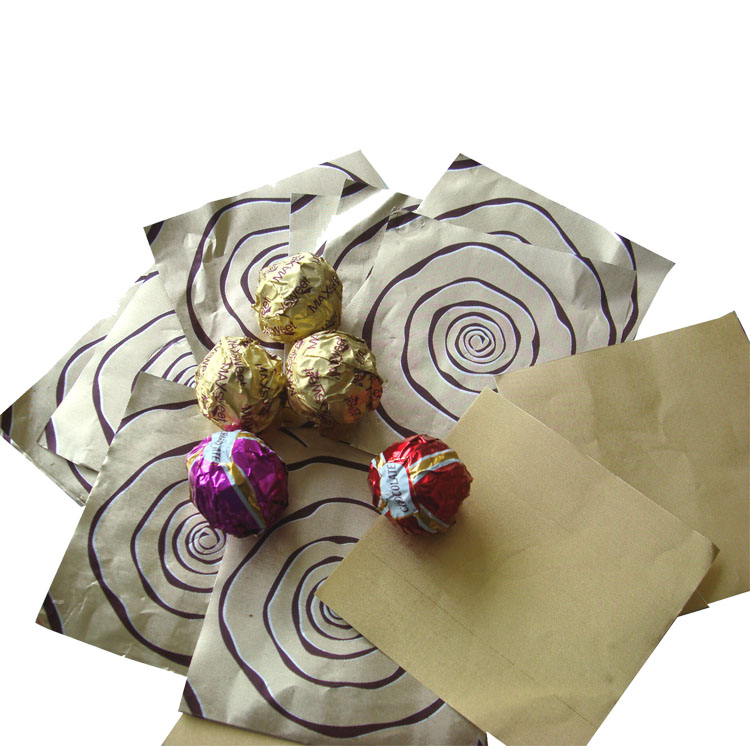 Aluminum foil for chocolate packing