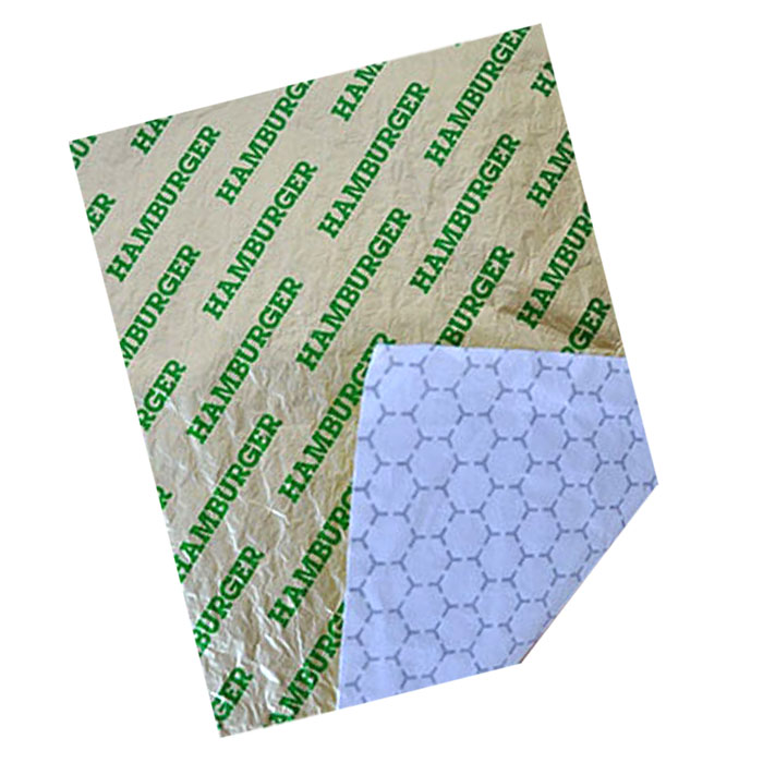 Aluminum foil burger packing