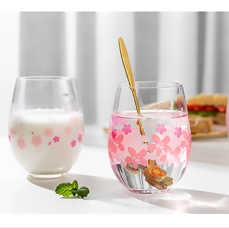 High borosilicate glass coffee mug without handle