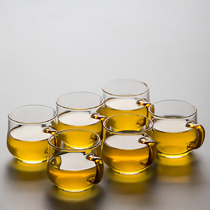 High borosilicate glass tea cup coffee cup with handle