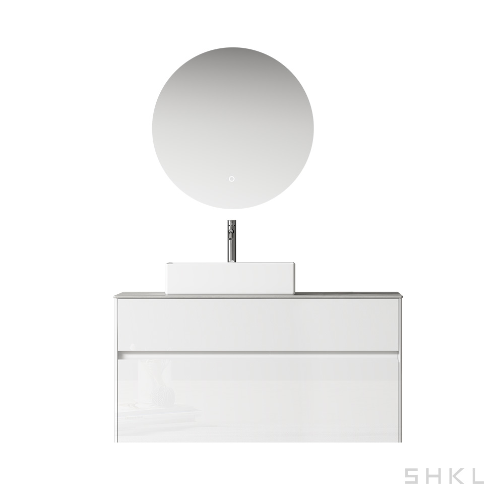 SHKL White Bathroom Vanity