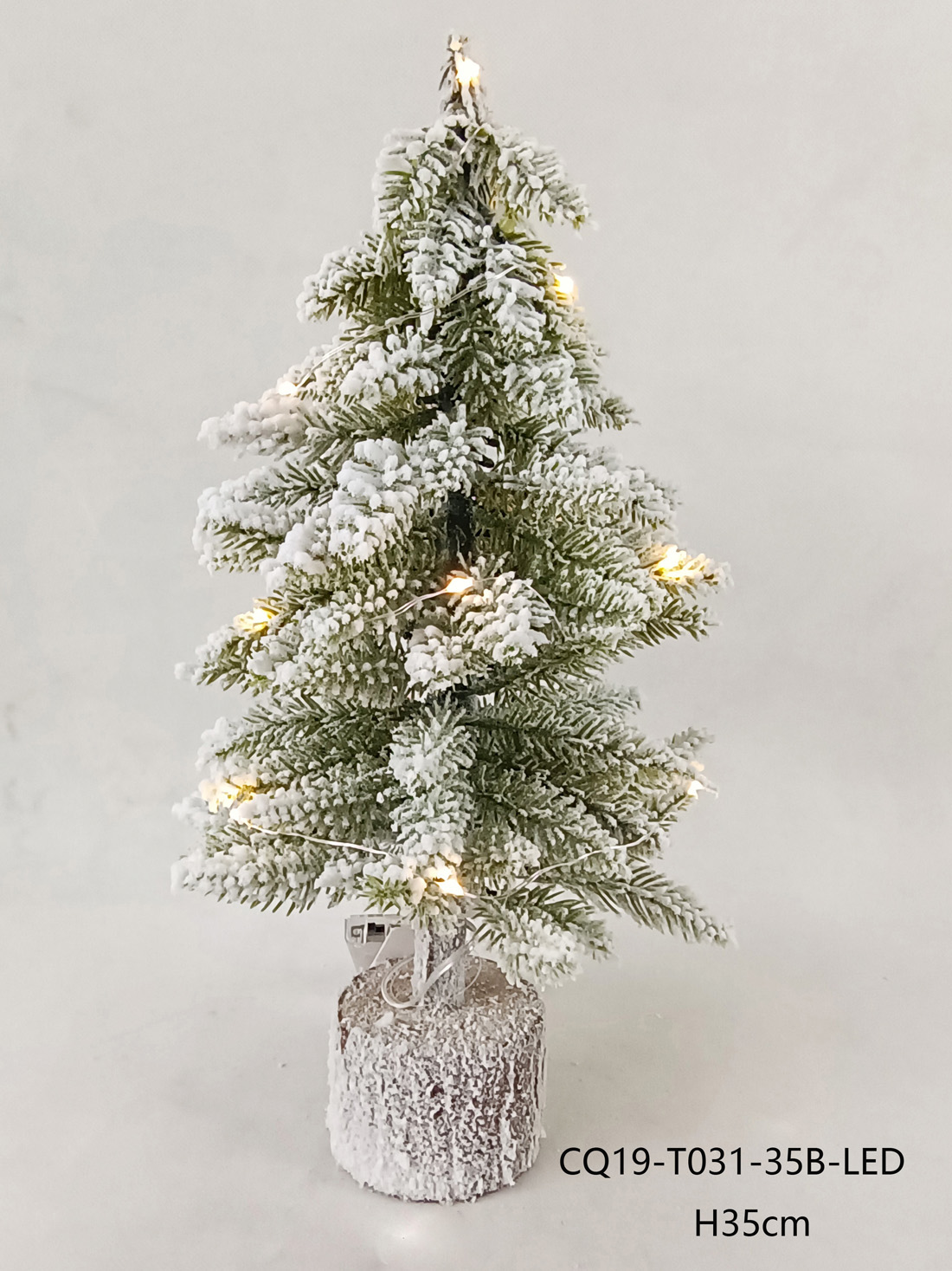 Large Artificial Christmas Tree with Present Ornaments for Holiday Decor