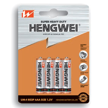 Carbon-zinc battery