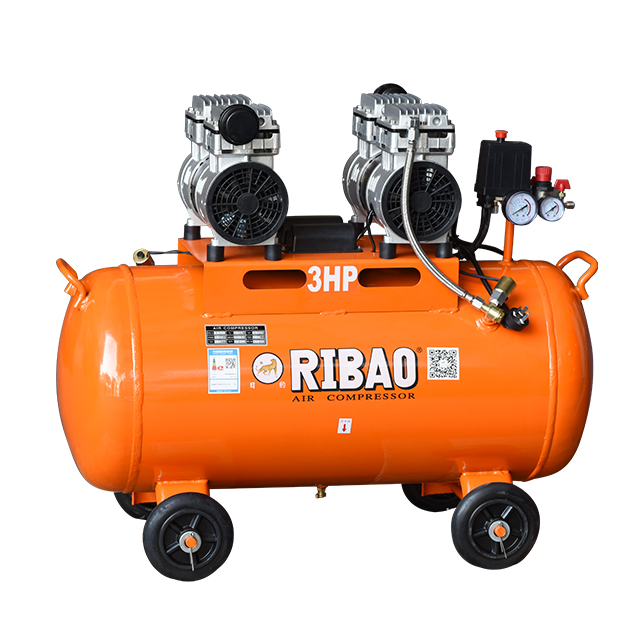 Oil free piston air compressor