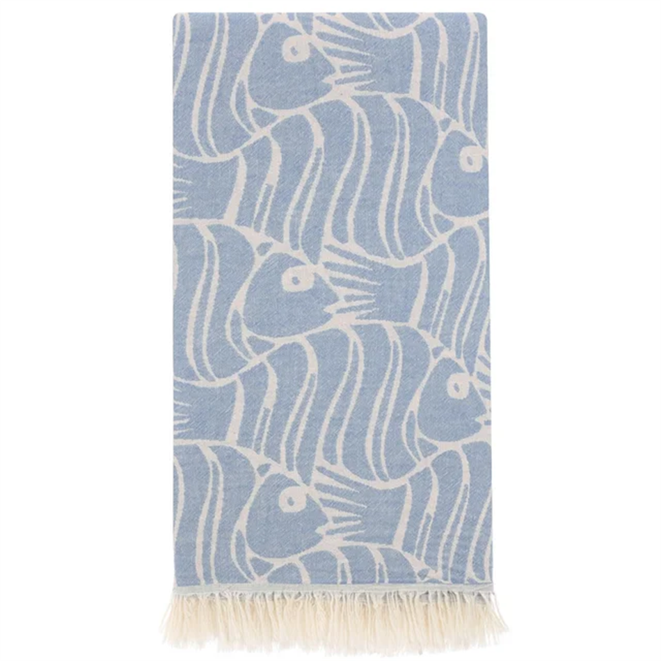 2024Fragrant willow tassel Türkiye beach towel cotton yarn dyed jacquard without sand