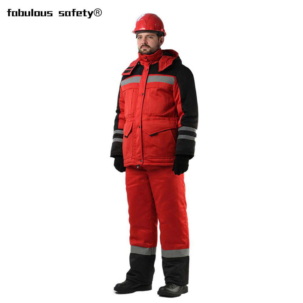 Construction Electrician Mechanical Lightweight Warm Winter Work Clothes For Men To -20