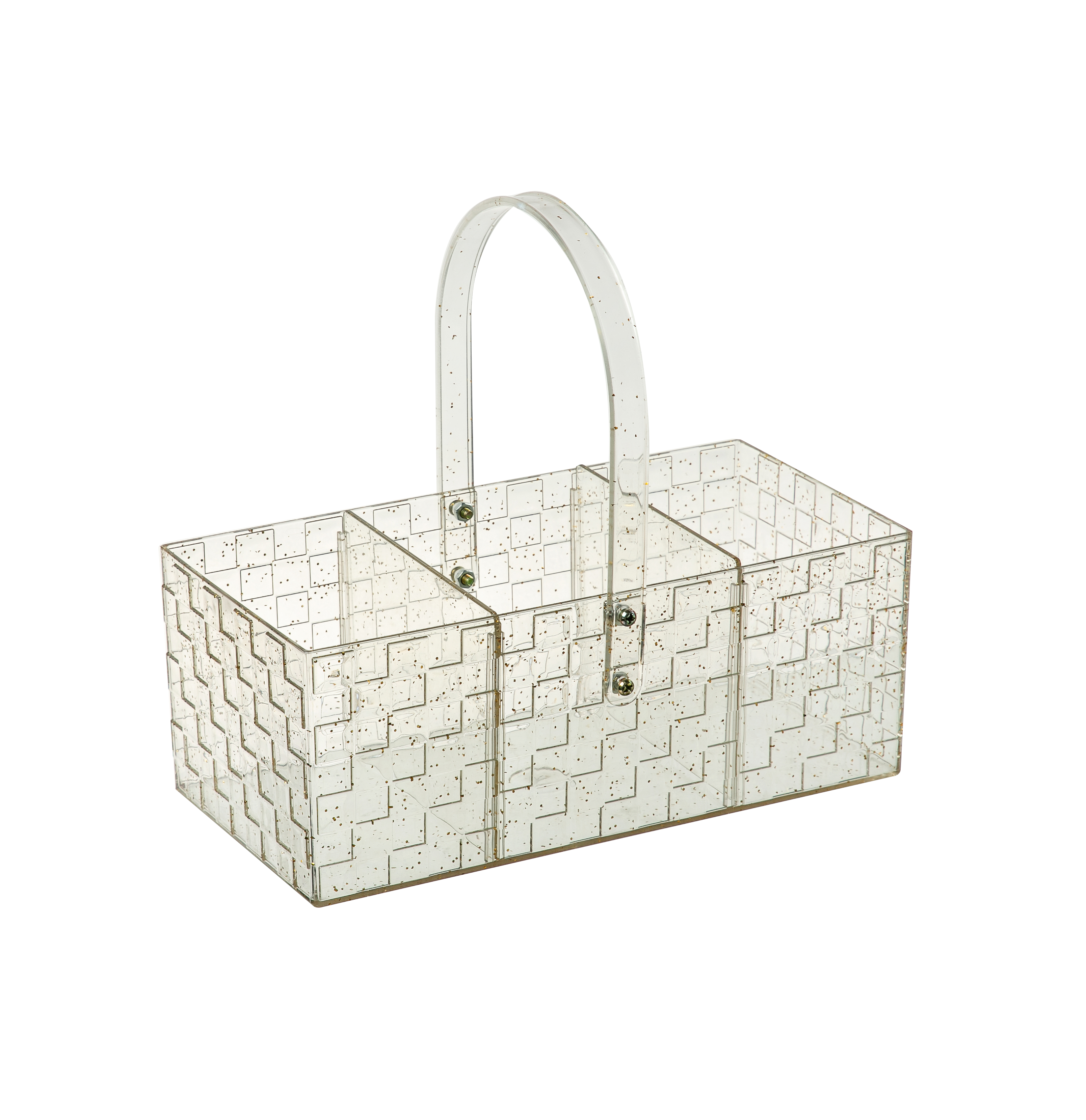 plastic basket with handle