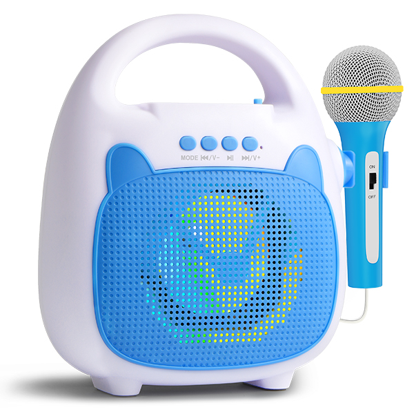Cute design Portable Bluetooth Karaoke Speaker with wired microphone