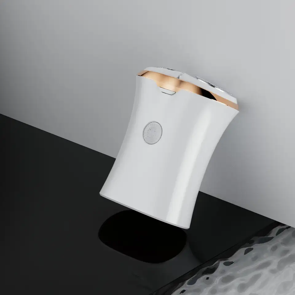 Small Size 2 blade Waterproof Usb Rechargeable Men's Electric Shaver Washable IPX7 Lady Shaver