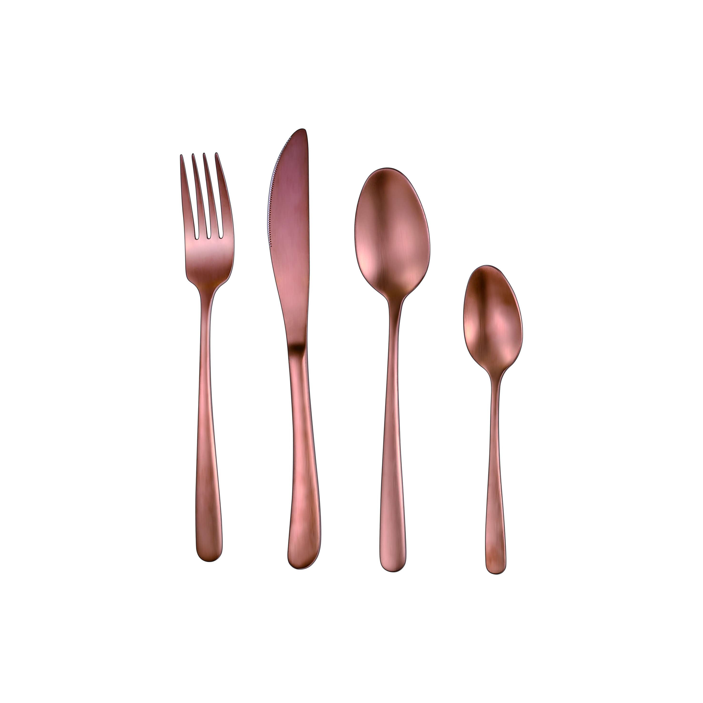 ET-1012 Stainless steel rosegold cutlery