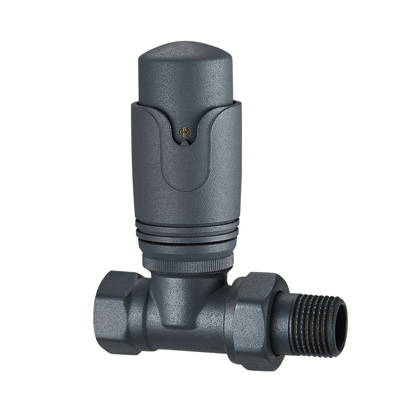 Hvac system Angle Chrome brass 15mm thermostatic regulating automatic valve radiator