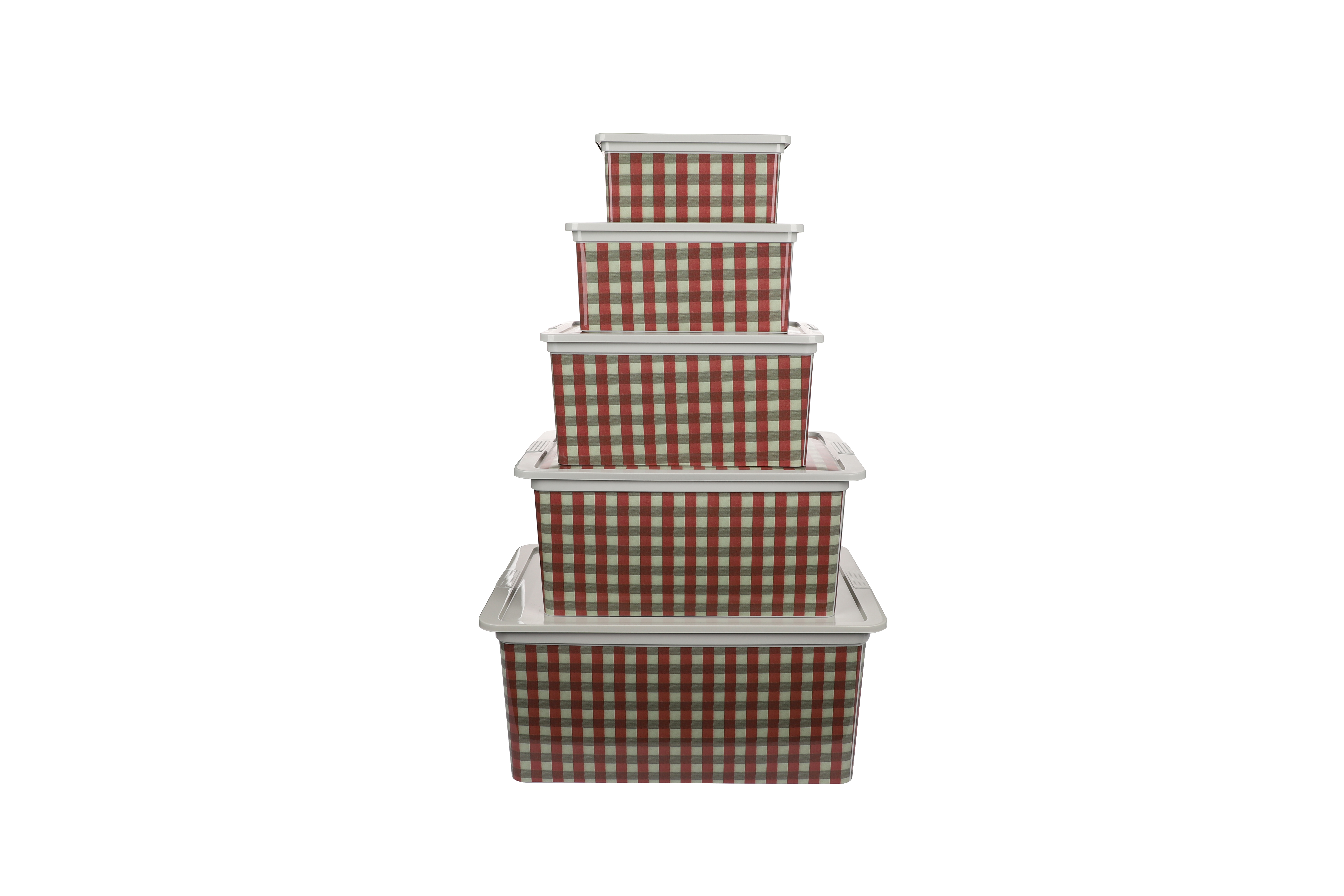 Plastic storage box Printed storage container