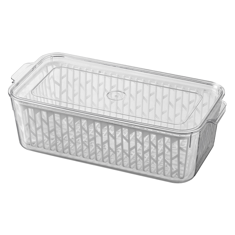 Transparent drain crisper short