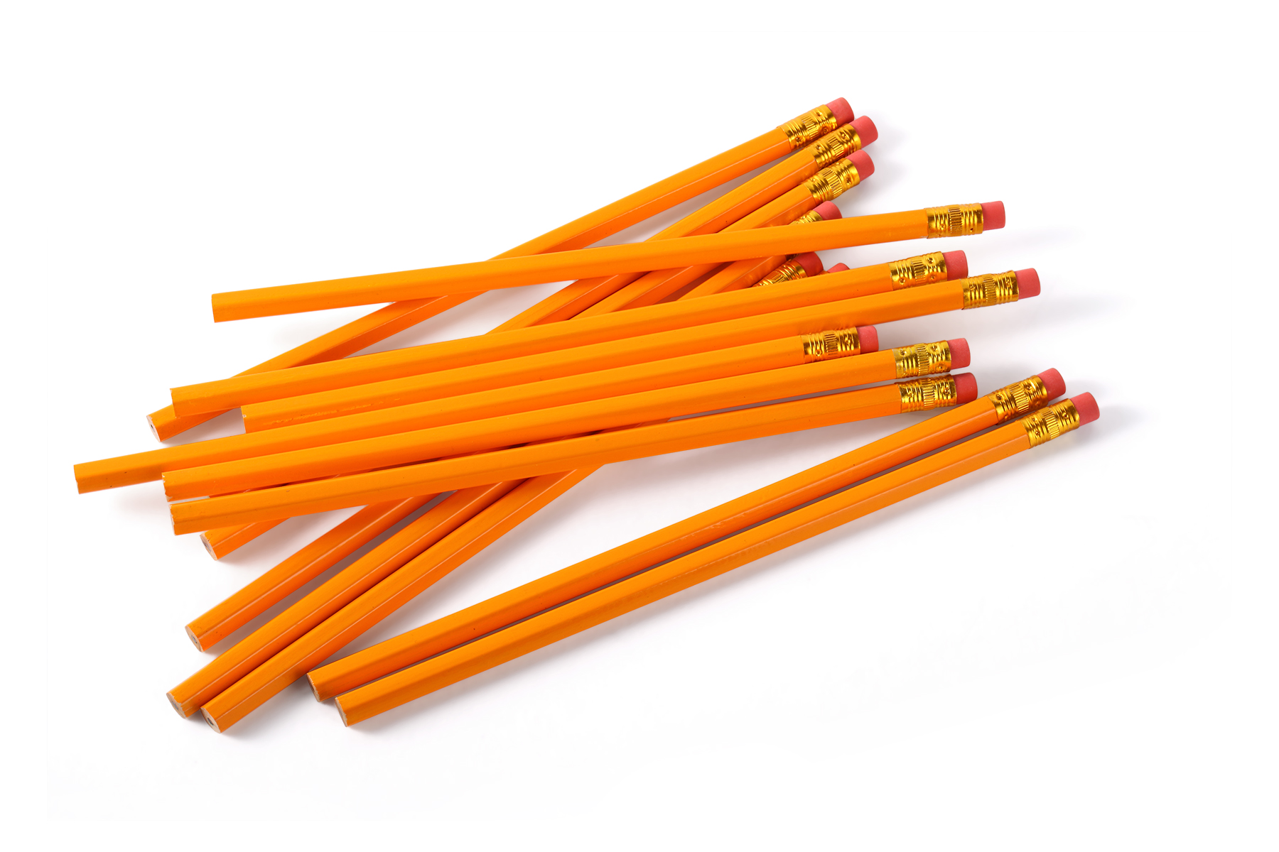 lead pencil with eraser