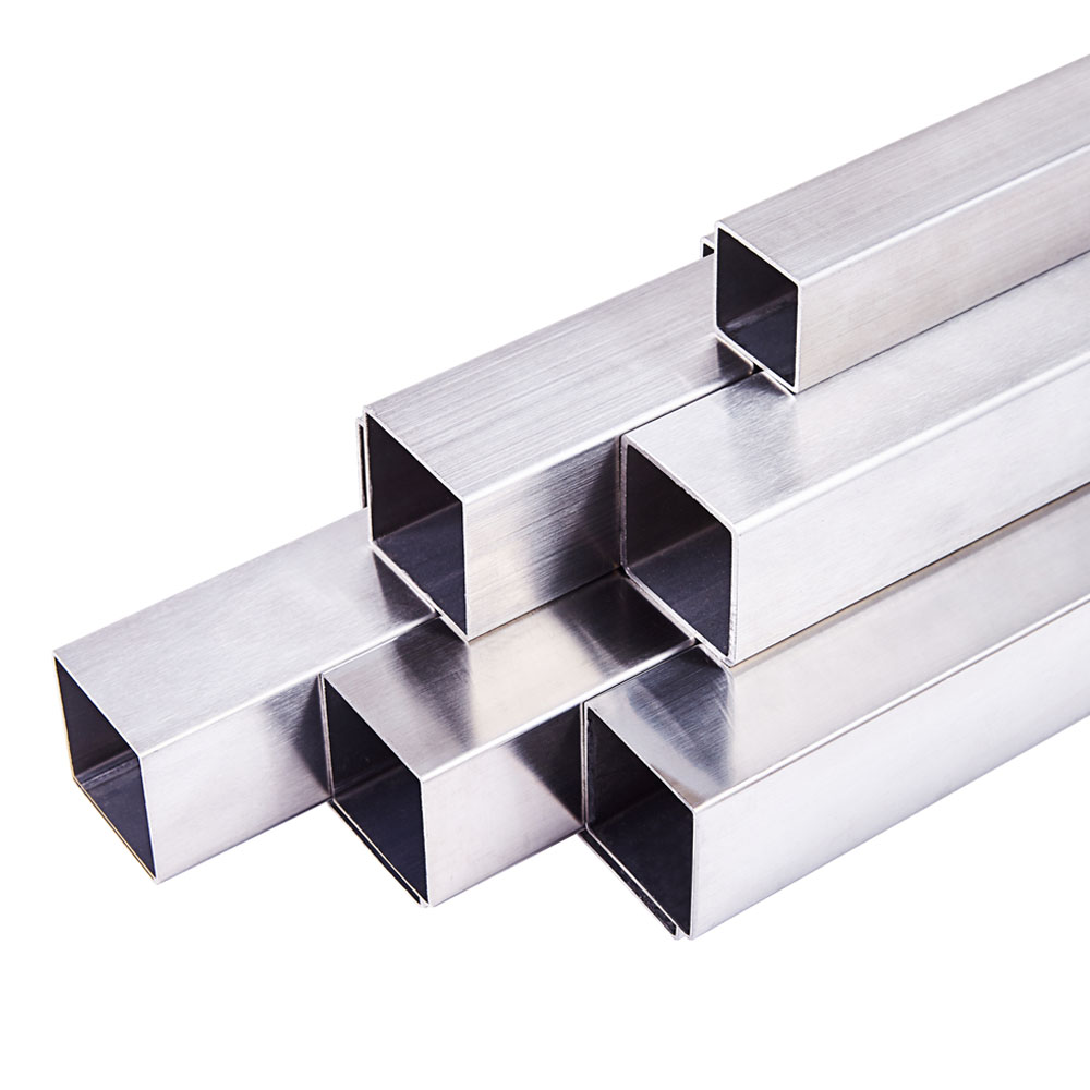 Stainless steel welded square tube