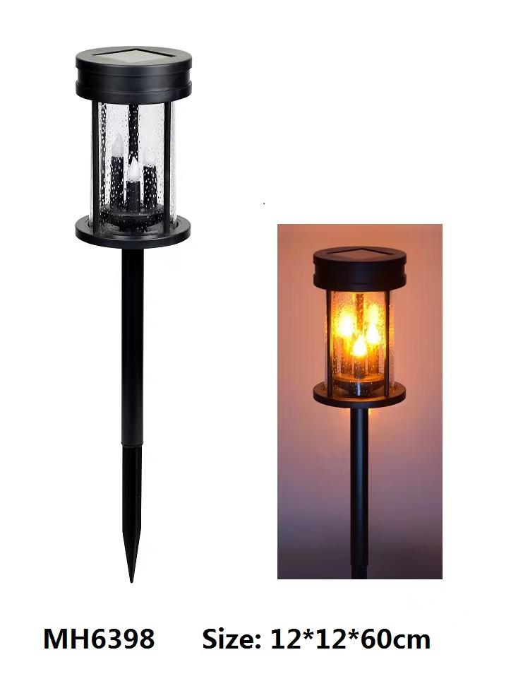 Big candle flashing lawn light