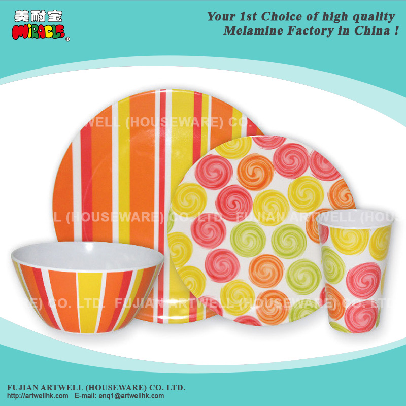 Mix & Match Melamine Tableware - Melamine Plate