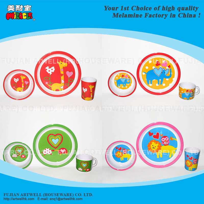 Melamine Children Dinner Ware