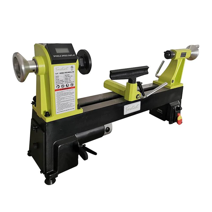 12"x18" 3/4HP 3-Step Variable Speed Wood Lathe