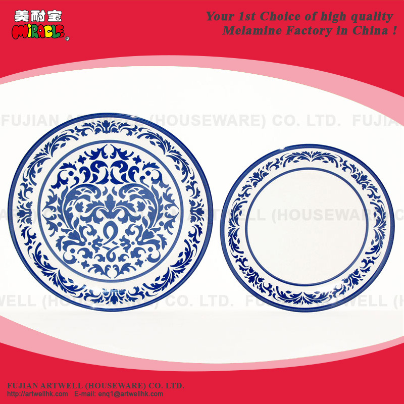 Melamine Tableware, Dinnerware, 16 Pc Dinner Set, Plate, Bowl, Cup, Mug, Tray, Pet Bowl