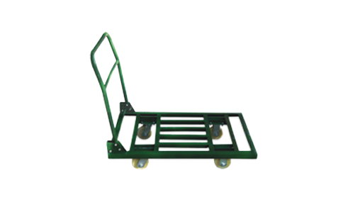 Green aluminum trolley