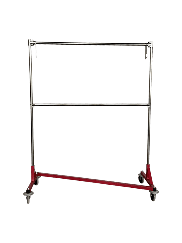 Commercial Grade Rolling Z Garment Rack（Z rack)