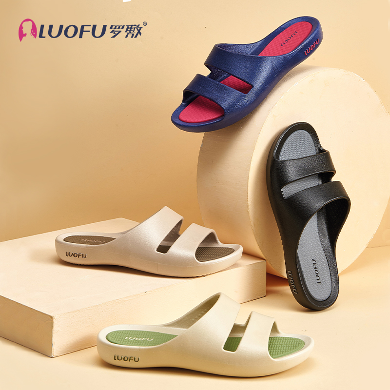LUOFU PVC slides for lady sporty casual slippers beach slides