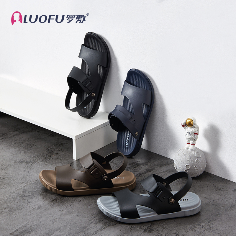 Luofu EVA new style men's antiskid shoes,Adjustable ankle strap ,two uses for one shoes sandals