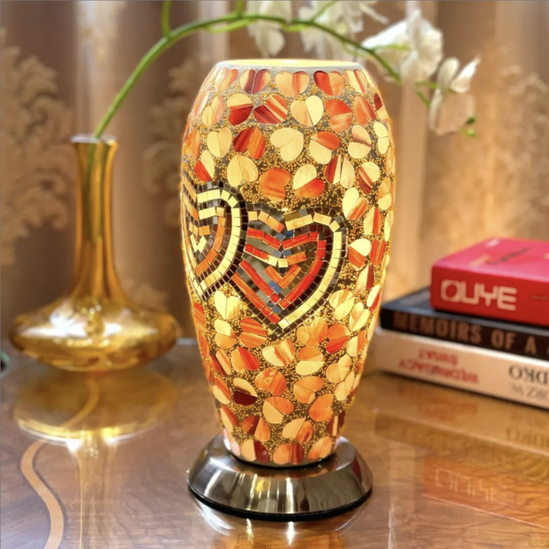 Table lamp glass table lamp Mosaic table lamp interior decoration table lamp