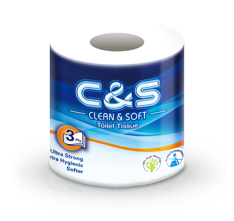 TJ001-10X C&S Toilet Tissue 140g