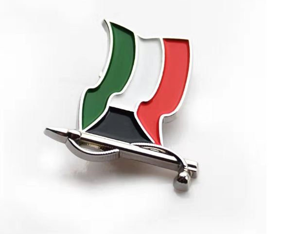 Promotional Soft Enamel Flag Shaped Metal Lapel Pin