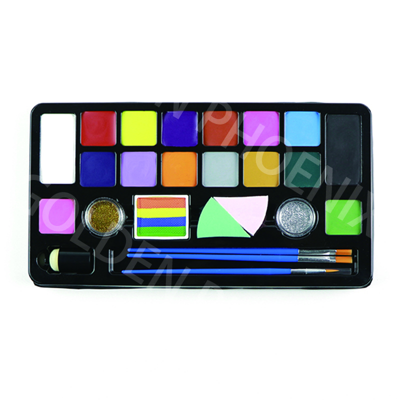 Grease oil face paint 16 colors set