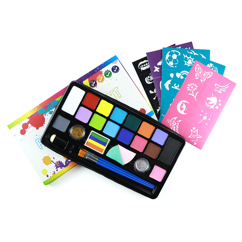 New water based face paint 16 colors set
