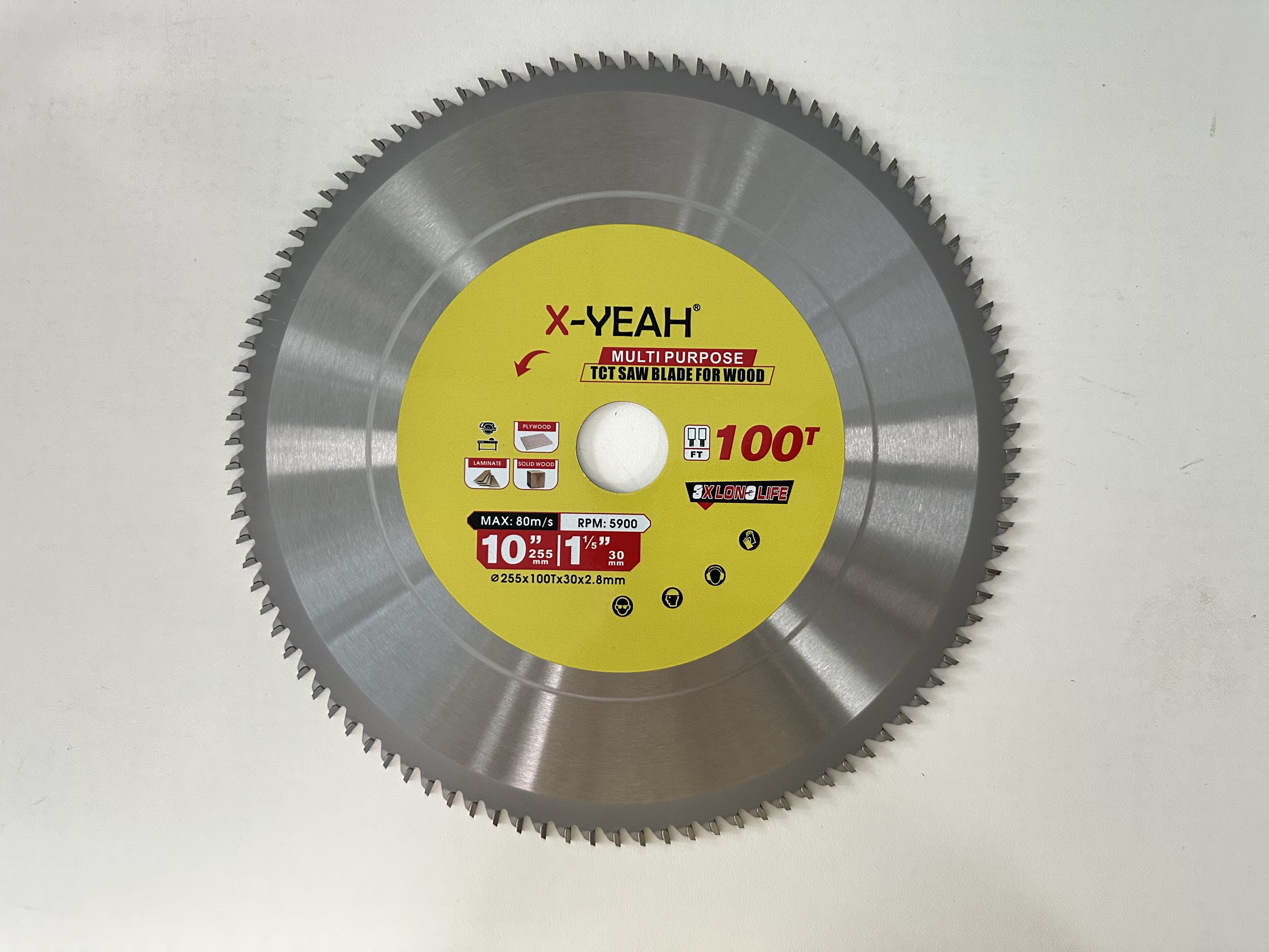X-Yeah 255*100T Multi-purpose TCT saw blade for wood
