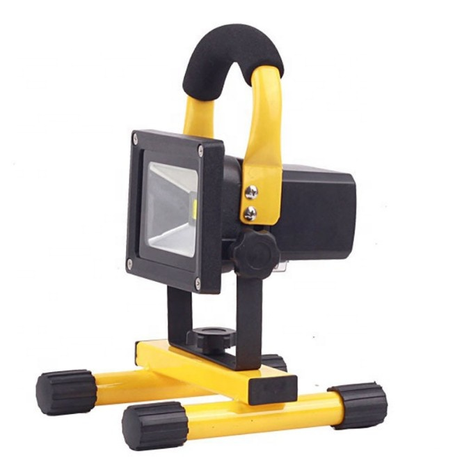 Rechargeable led flood light with battery