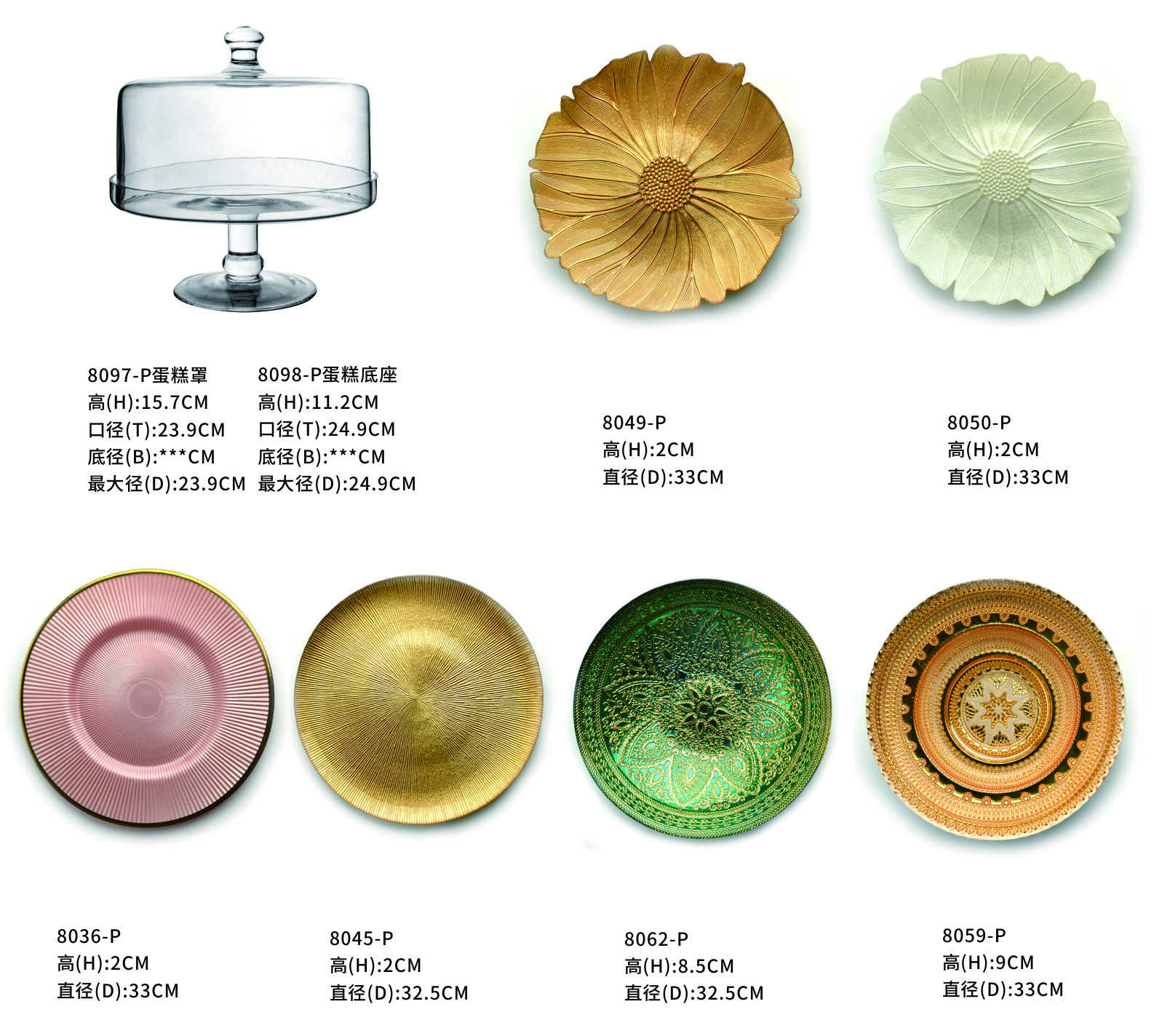 Glass fruit bowl