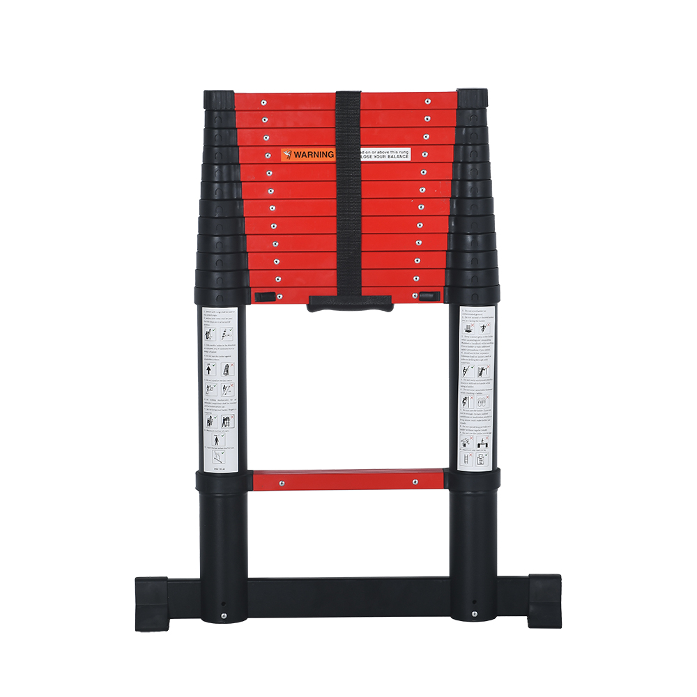 Kollmax 3.8M/12.5Ft Soft Close Aluminium Telescopic Ladder Air Resistance Collapsible Ladder