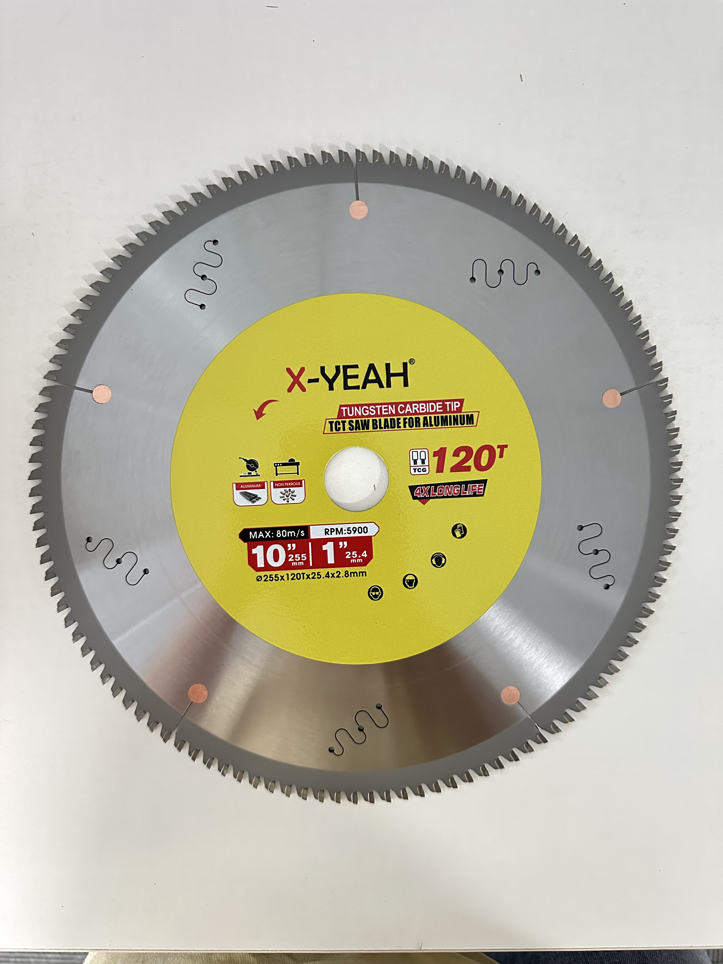 X-Yeah 255*120T TCT saw blade for Aluminum