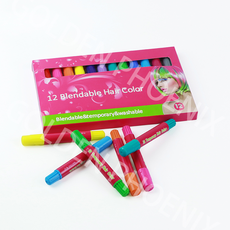 10 colors hair crayon set