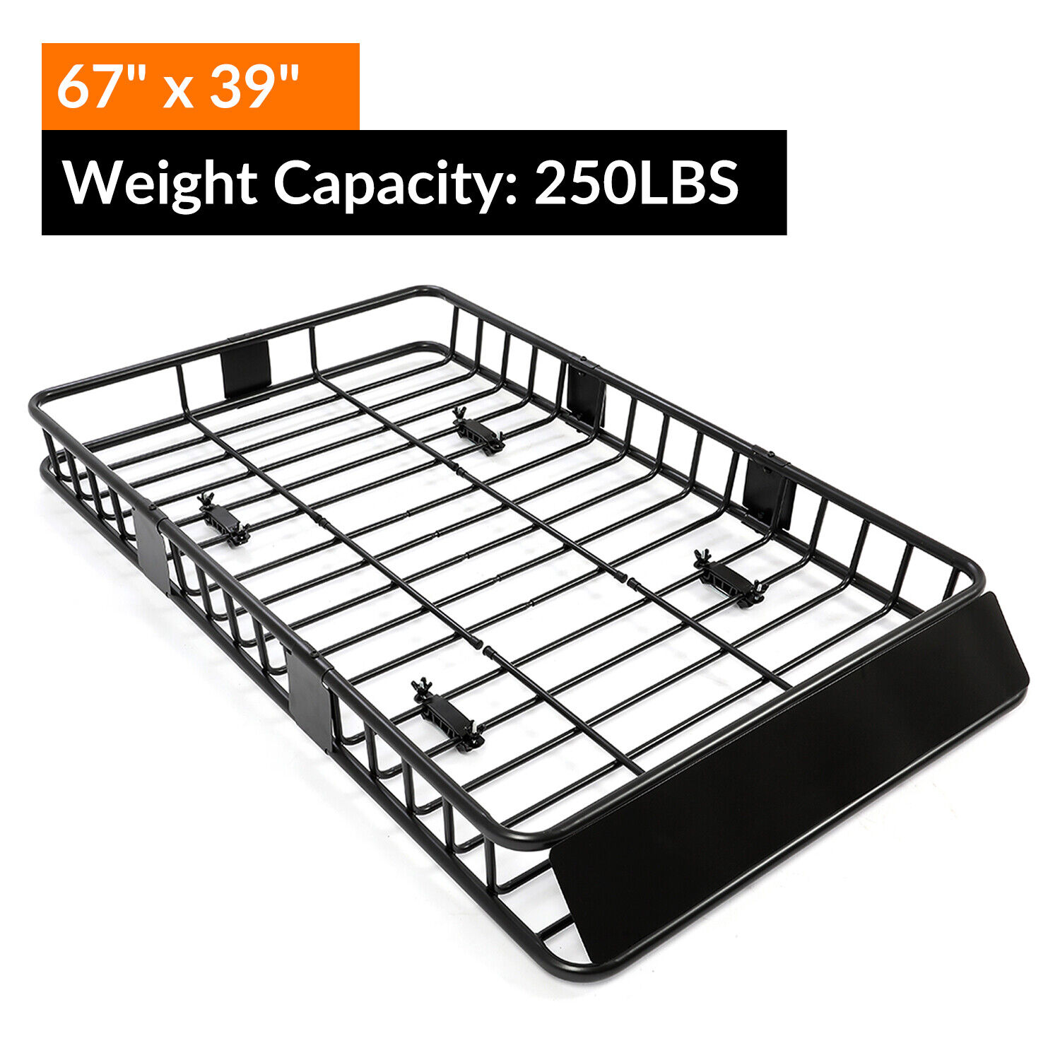67" x 39" Universal Roof Rack w/Extension Cargo SUV Top Luggage Carrier Basket