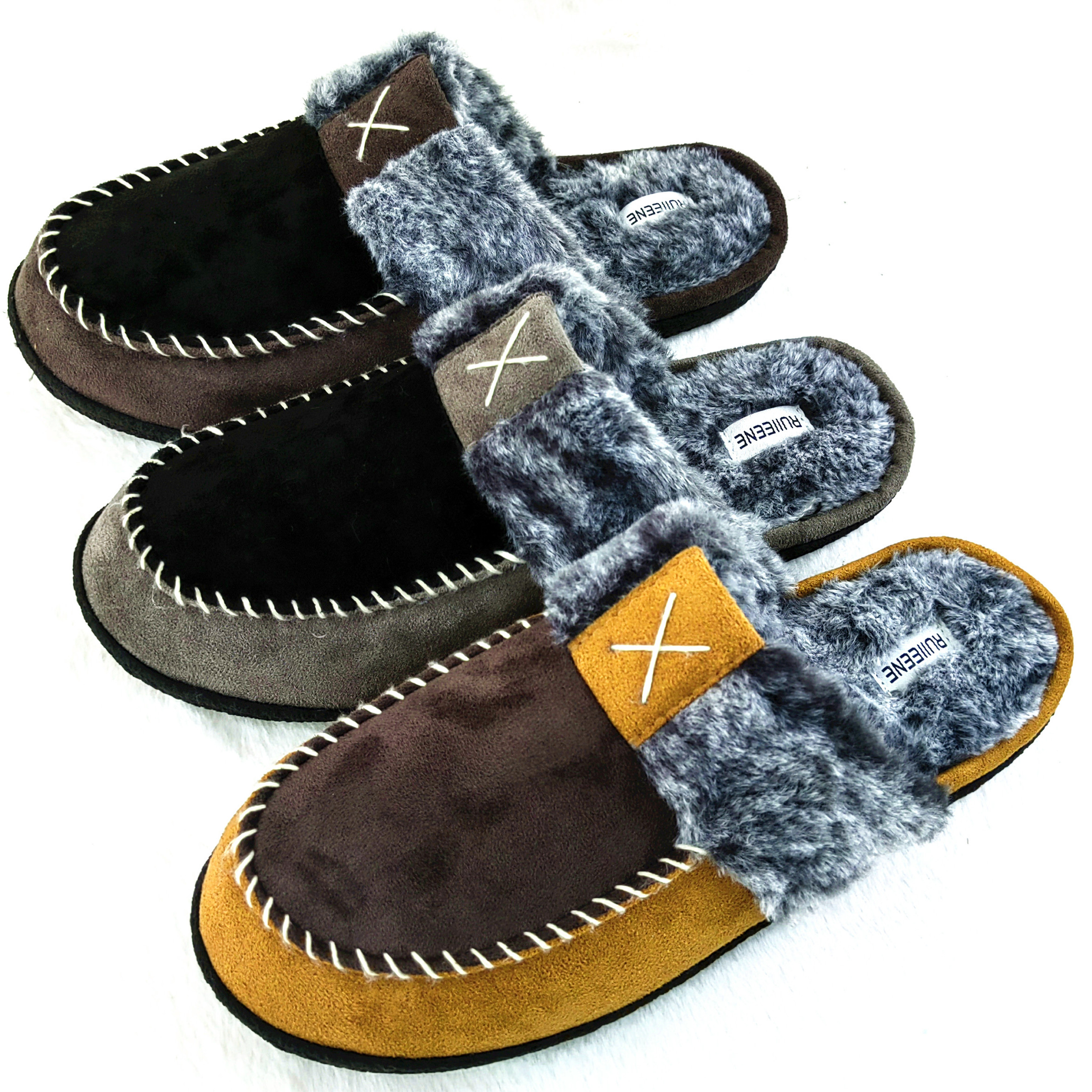 FW men women warm indoor slipper