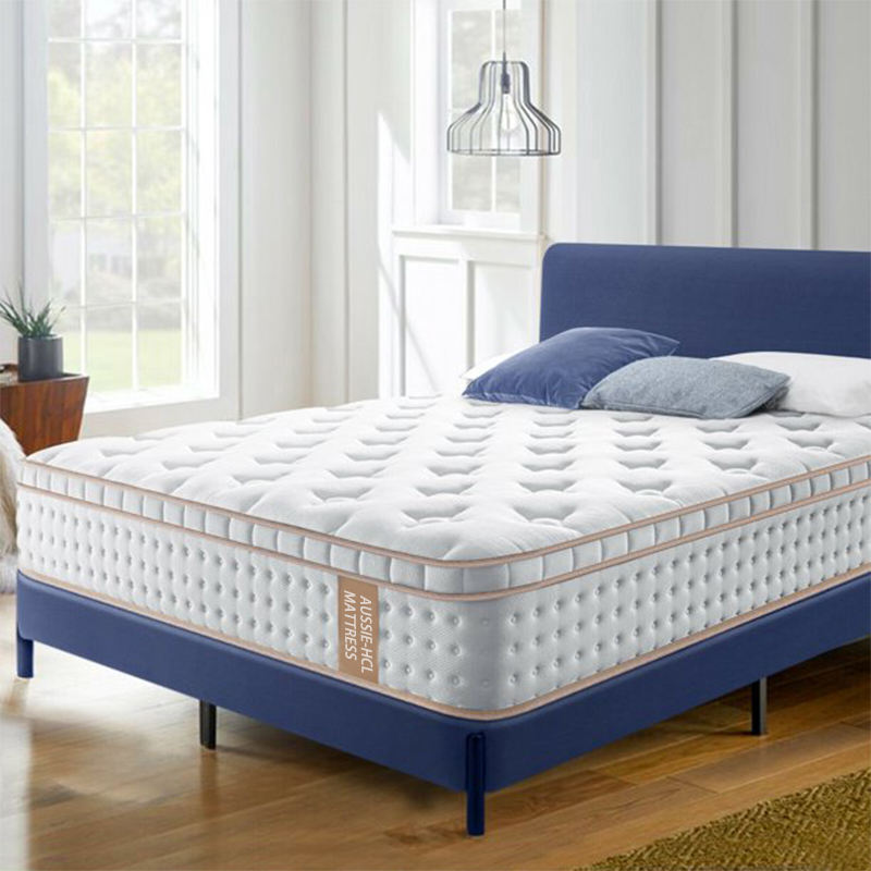 Aussie HCL Vacuum Packing Customized Size wholesale price Memory Foam 5 Zone Pocket Spring Mattress