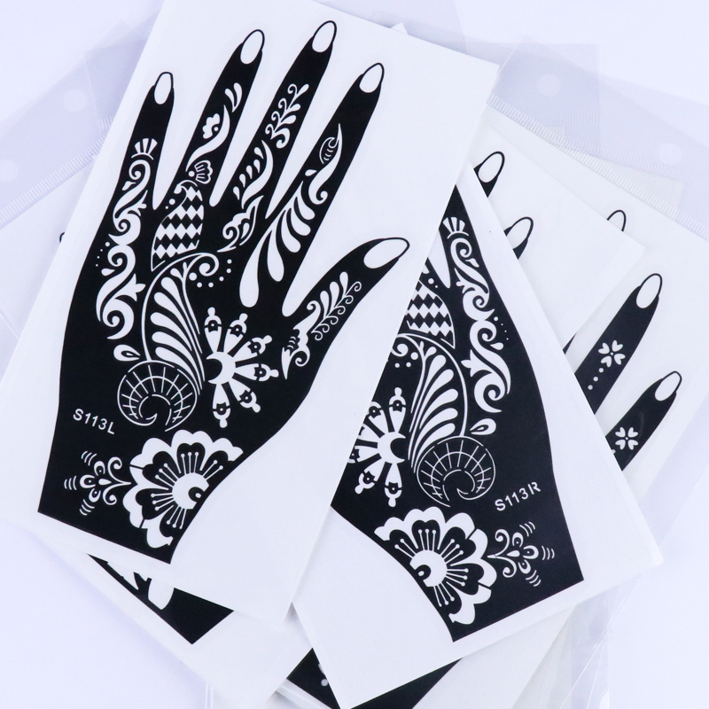 Temporary tattoo stencil/henna stencil