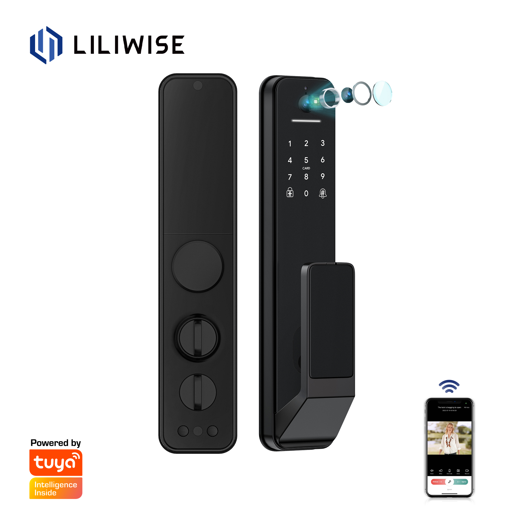 Fully Automatic Lock Camera Door Lock(Camera+ Face Recognition)
