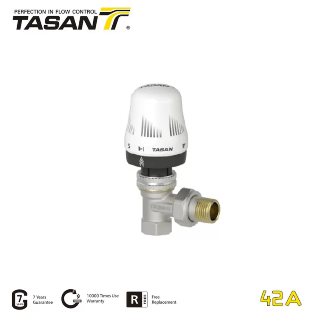 Gasoline Network Brass Radiator Valve With Thermostatic Head 42A