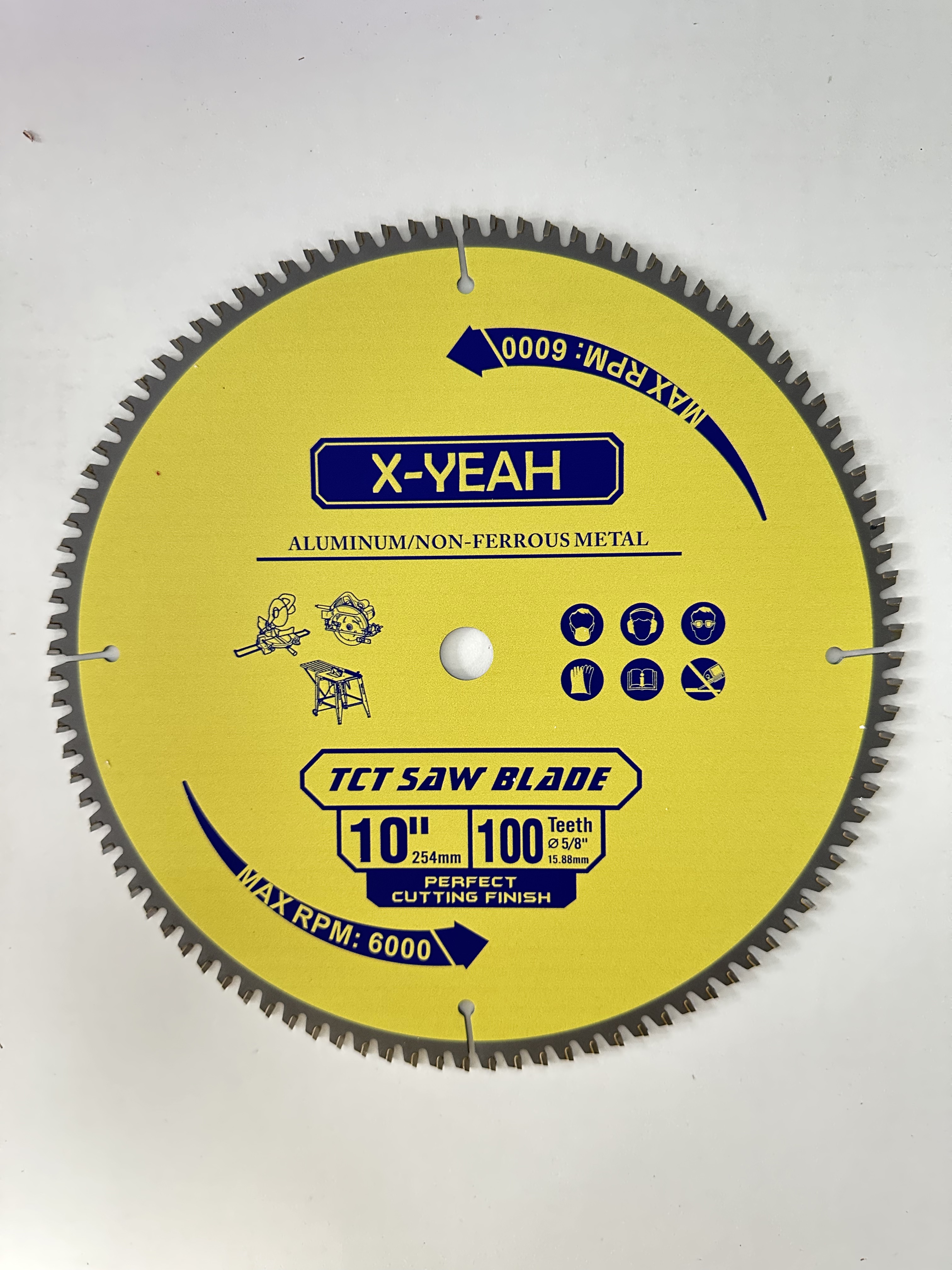 X-Yeah 254*100T TCT saw blade for Aluminum
