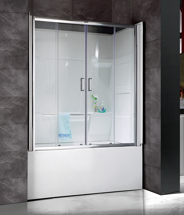 MESA YT-012-76-2 Shower Enclosure with 3 pcs shower surround