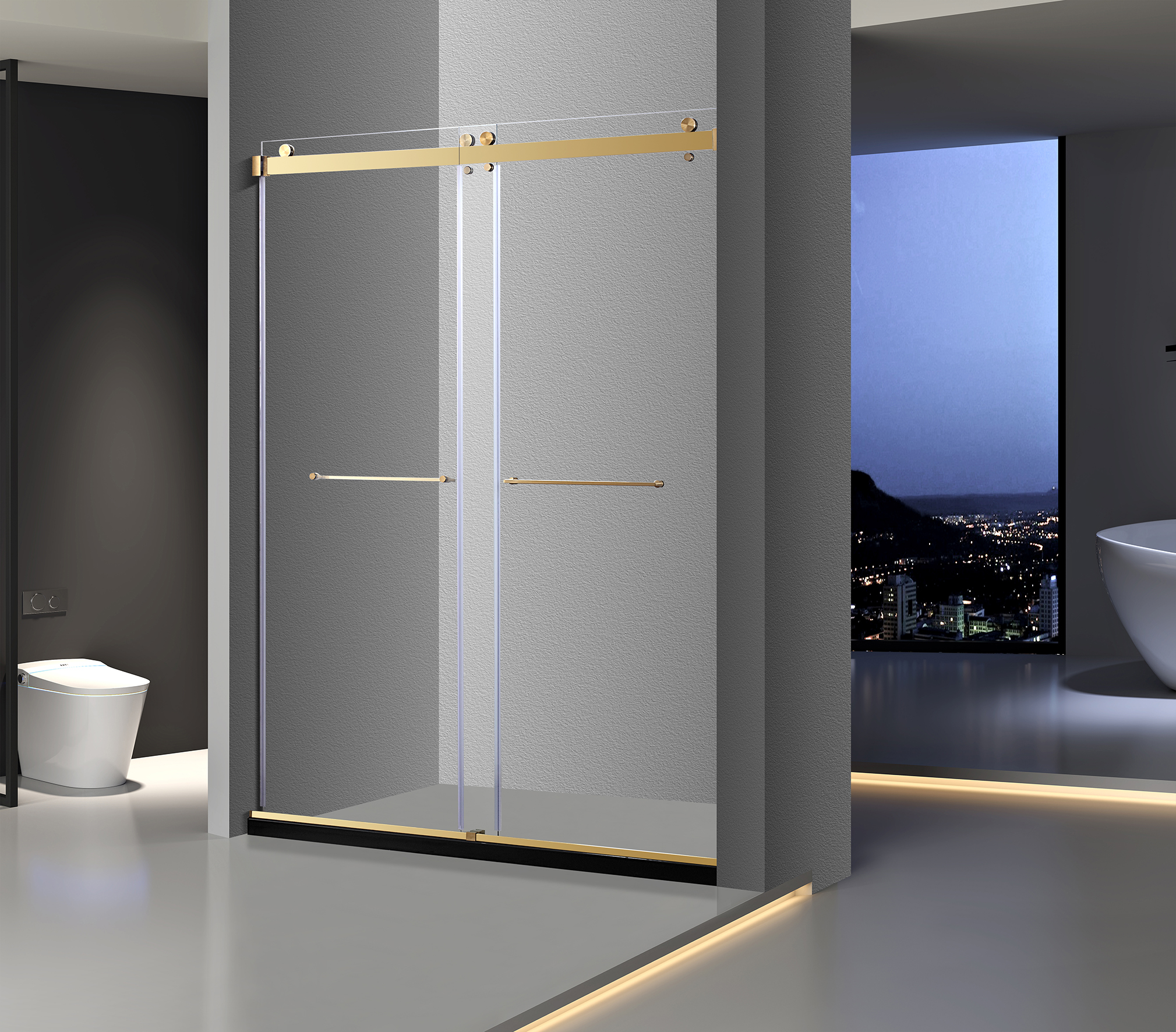 MESA PF-92 Shower Door Double sliding door